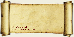 Jana Vidić vizit kartica